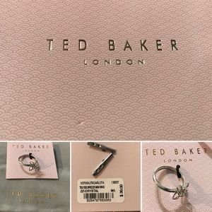 NWT Ted Baker London M/L Breeze Crystal Ring